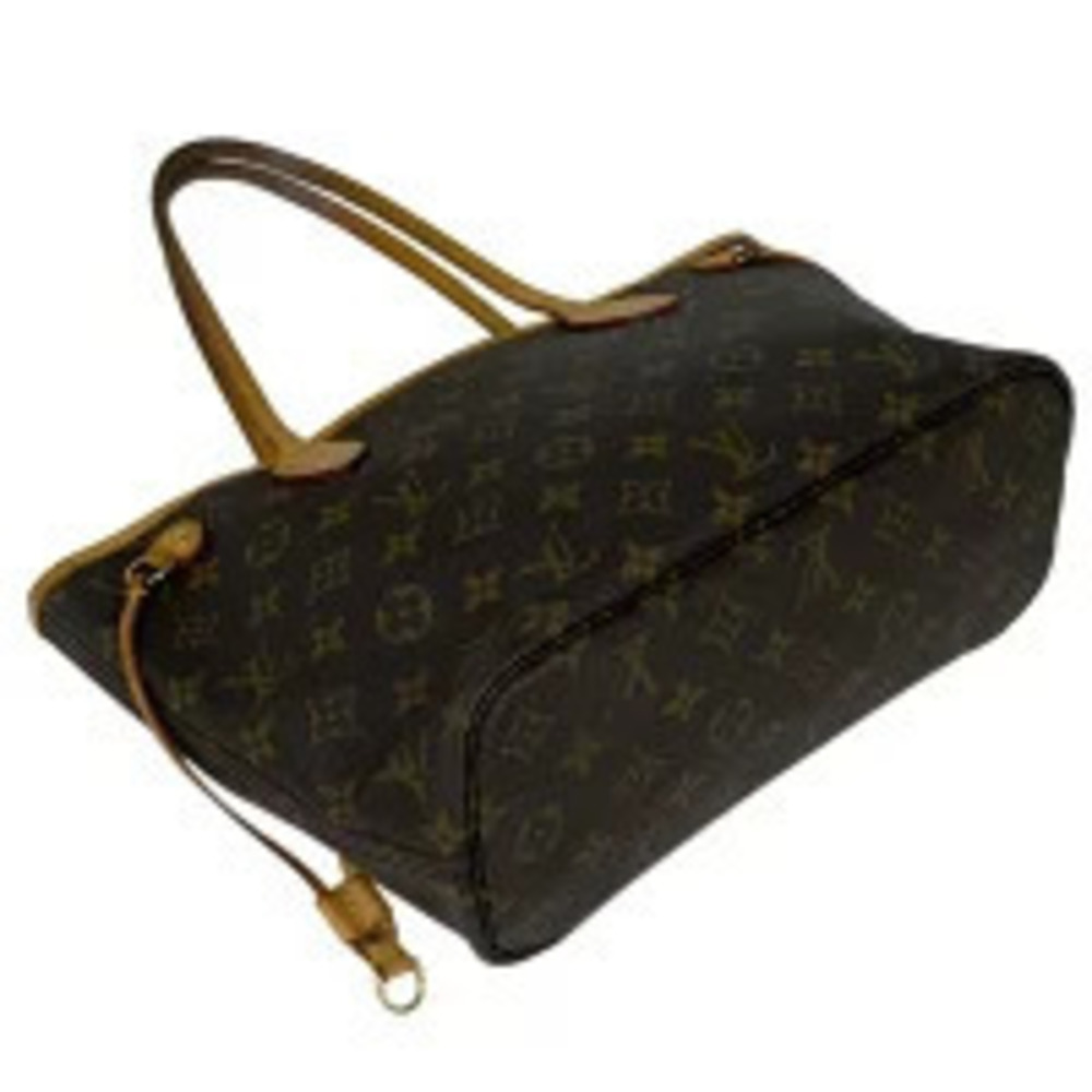Louis Vuitton Monogram Shopping Bag Brown Handbag Tote Neverfull Brown